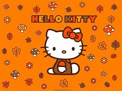 Image result for Orange Hello Kitty