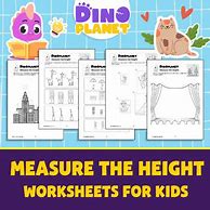 Image result for Kids Height Worksheet