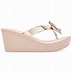 Image result for Pink Blue Wedge Sandals Flip Flops