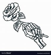 Image result for Skeleton Hand with Rose with Butterfly Phone Case