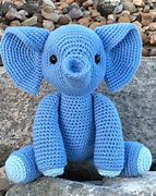 Image result for Flat Elephant Crochet Pattern