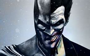 Image result for Joker and Batman Face
