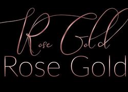 Image result for Rose Gold Font Color