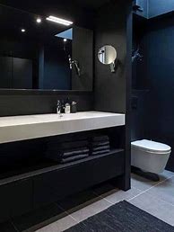 Image result for Black Bathroom Decor Ideas