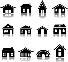 Image result for House Vector Black and White