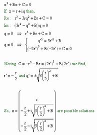 Image result for Cubic Equation Formula