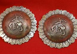 Image result for Sterling Silver Bridle Conchos