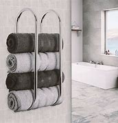 Image result for Wall Mounted Towel Storage Rack