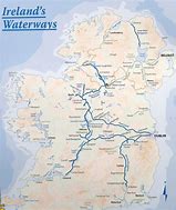 Image result for Ireland Rivers Map