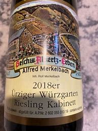 Image result for Alfred Merkelbach Urziger Wurzgarten Riesling Auslese #18