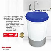 Image result for Sharp Washing Machine Single Tub Automatic