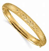 Image result for Gold Hinged Bangle Bracelet