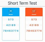 Image result for Short-Term Memory Test Pictures