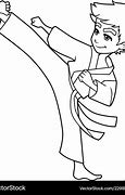 Image result for Karate Drawing Side Kick