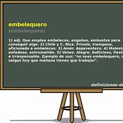 Image result for embelequero