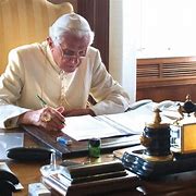 Image result for Benedict XVI Office Desk