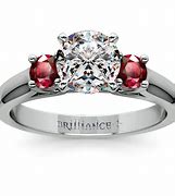 Image result for Engagement Rings with Ruby Stones