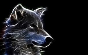 Image result for Cool Abstract Wolf
