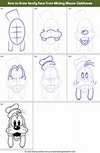 Image result for How to Draw Goofy Face