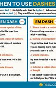 Image result for Sentences with Dashes Examples