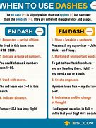 Image result for When to Put a Dash in a Sentence
