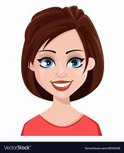 Image result for Cartoon Lady Face