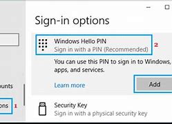 Image result for Windows Pin Change