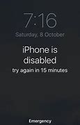 Image result for iPhone Disabled for Hour