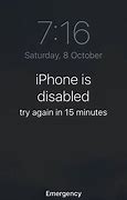 Image result for iPhone Is Disabled Try Again Tomorrow