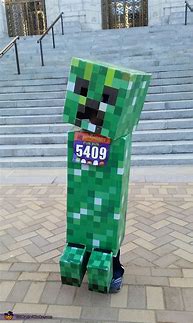 Image result for Minecraft Creeper Costume DIY