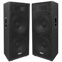 Image result for Pro Studio Speakers Dual 15