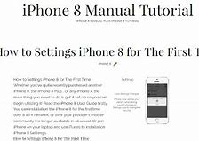 Image result for iPhone 8 User Manual Tamplate