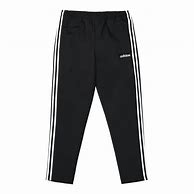 Image result for Black Adidas Pants with White Stripes