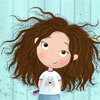 Image result for Messy Hair Cartoon