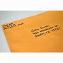 Image result for Where to Label a Yellow Envelope