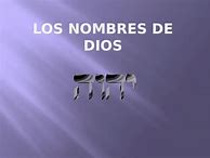 Image result for Los 21 Nombres De Dios