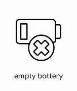 Image result for Empty Battery Vector