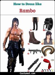 Image result for Rambo Outfit