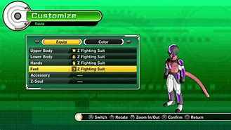 Image result for Z Fighting Suit Frieza Race Xenoverse 2