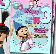 Image result for Despicable Me 2 Agnes Birthday Party