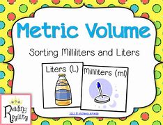 Image result for Liter and Milliliter for Kids