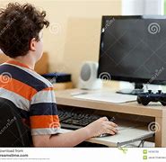 Image result for Kid On Computer Stock Image