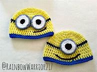 Image result for Crochet Minion Earflap Hat Free Pattern