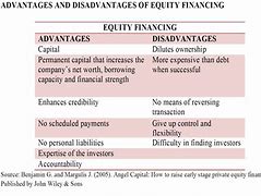 Image result for Equity Financing Advantages and Disadvantages