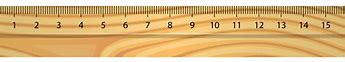 Image result for Wooden Inch Ruler