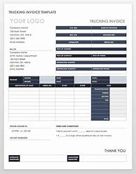 Image result for Transportation Invoice Template Free