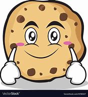 Image result for Cartoon Cookie with Face