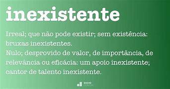 Image result for inaxistente