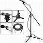 Image result for Microphone with Stand