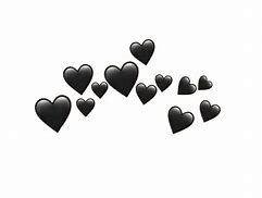 Image result for black hearts emoji clip graphics